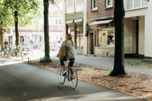 Healthy urban spaces for biking, walking.